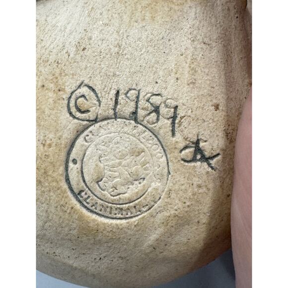 Vintage 1980’s Unique Baby Dinosaur Hatching Out Of Egg Sculpture Statue READ - Picture 6 of 8